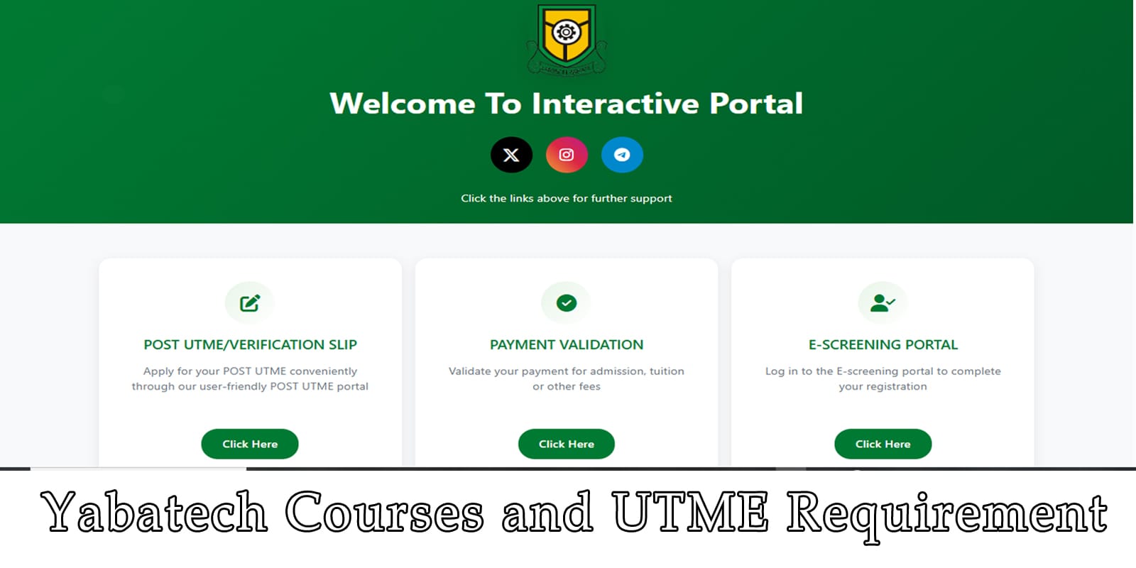 Yabatech-Courses