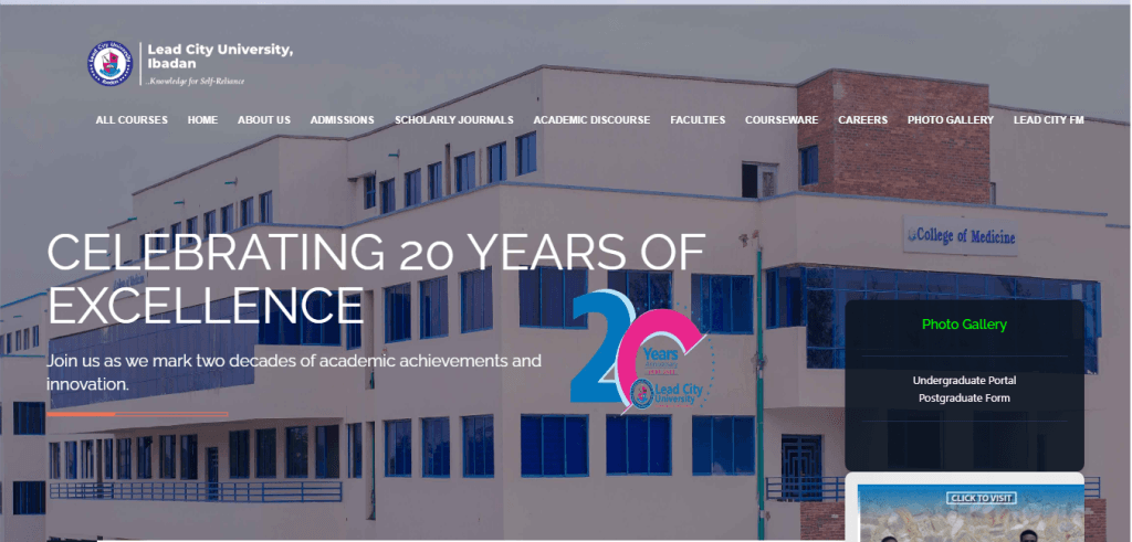 Lead city University school fees