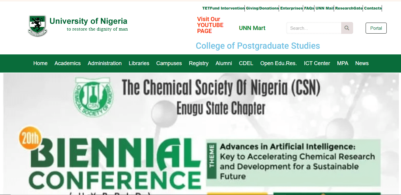 UNIVERSITY OF NIGERIA NSUKKA CUT-OFF MARK