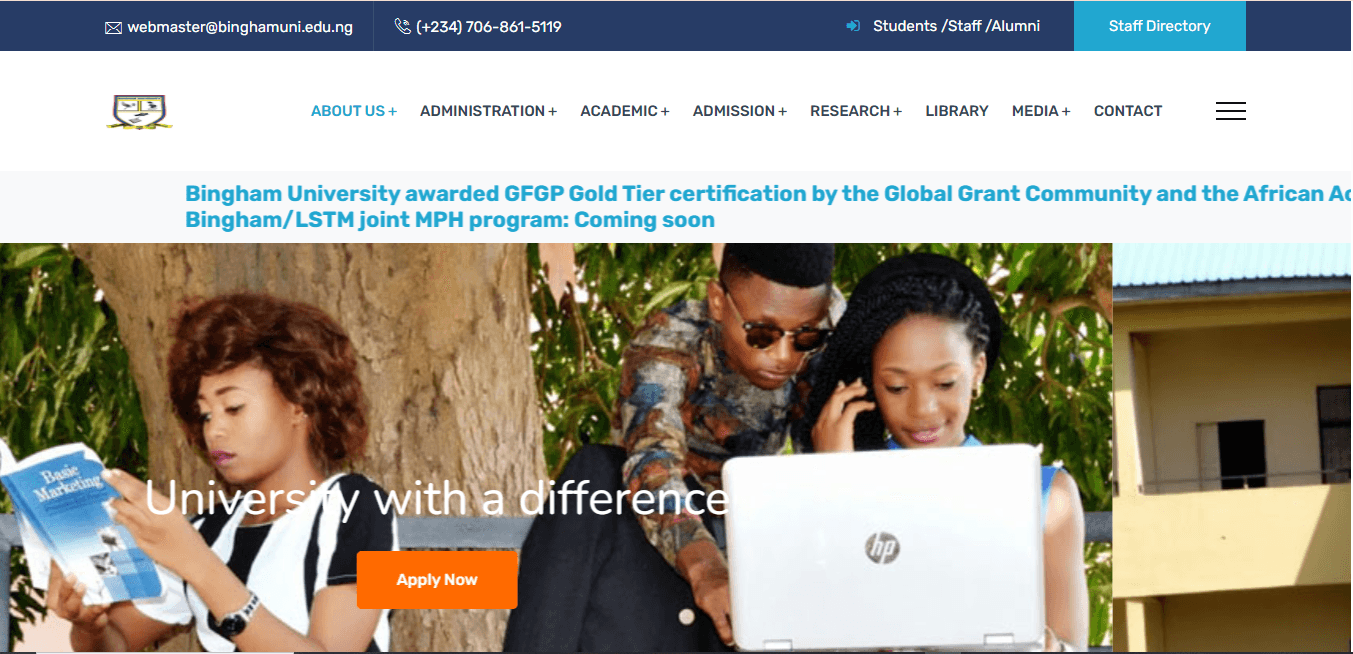 Bingham University School Fees